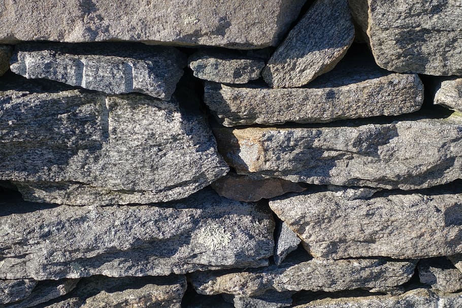 rock, stone, wall, pattern, texture, material, full frame, backgrounds HD wallpaper