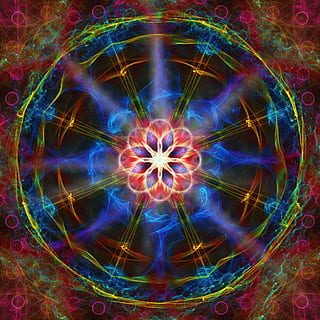mandala, pattern, kaleidoscope, background, structure, background pattern HD wallpaper
