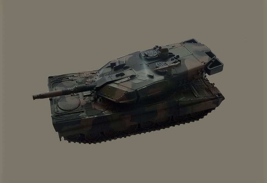 panzer, leopart, model, vehicles, studio shot, reflection, single object HD wallpaper