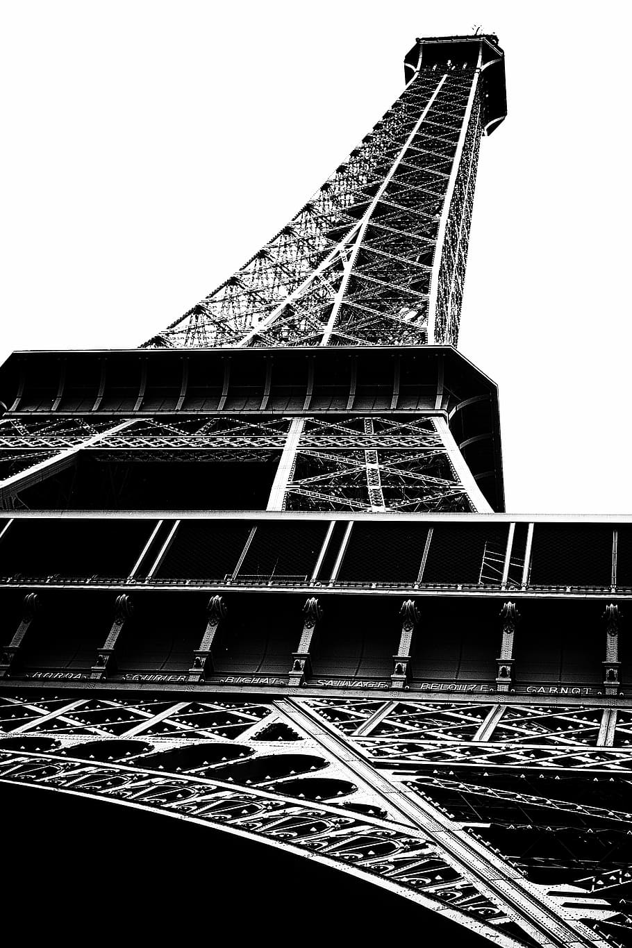 Paris, Eiffel Tower, architecture, built structure, low angle view HD wallpaper