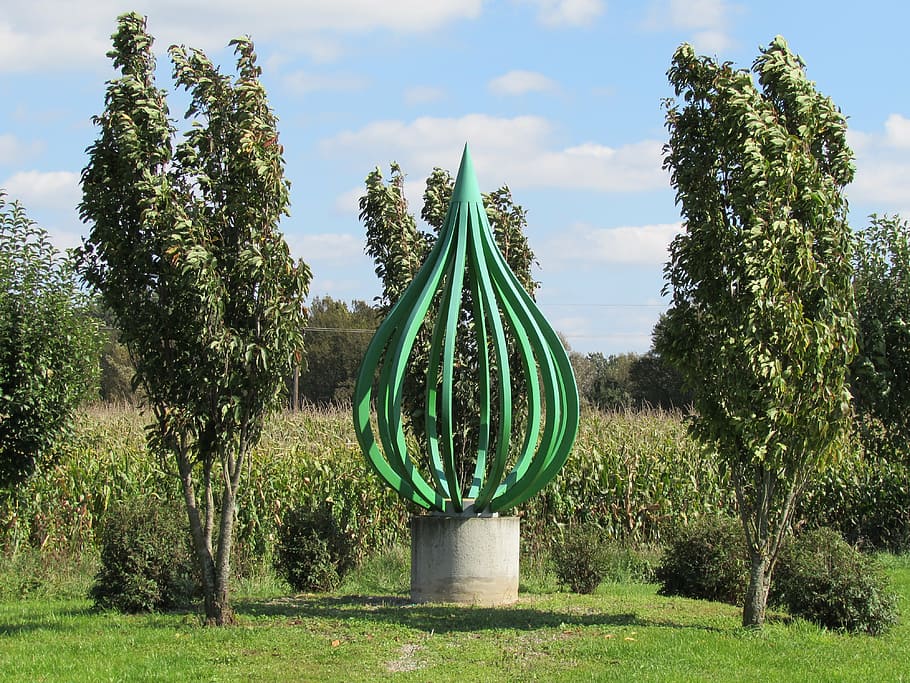 form, monument, art, artwork, sculpture, garden, park, plant HD wallpaper