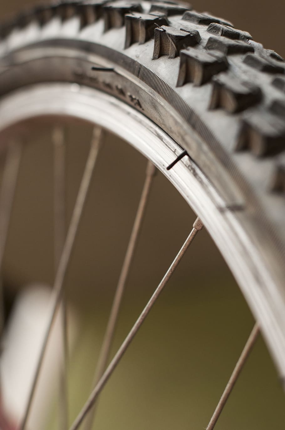 Bicycle, Rubber, Wheel, Macro, perspective, close-up, beautiful, HD wallpaper