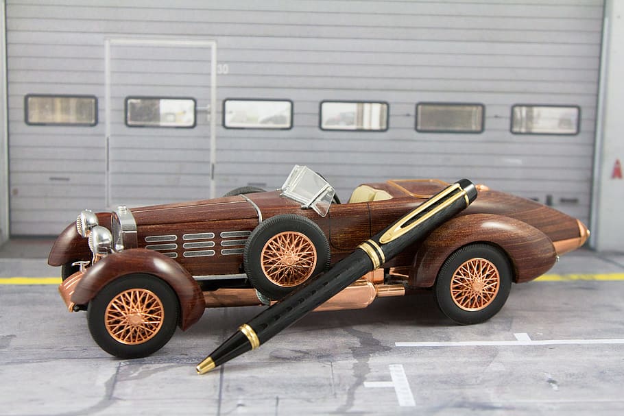 Oldtimer, Model, Writing Implement, model car, auto, classic HD wallpaper