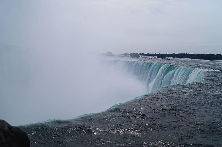 Niagara, Falls, Canada, Waterfall, ontario, niagara falls, river HD wallpaper