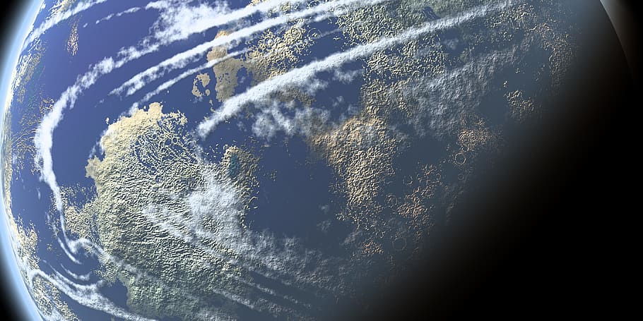 globe photo, space, planet, blue planet, globe ship, earth HD wallpaper