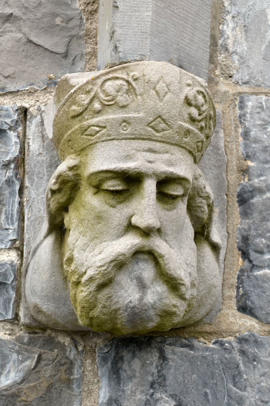 stone, sculpture, statue, art, figure, old, middle ages, church HD wallpaper