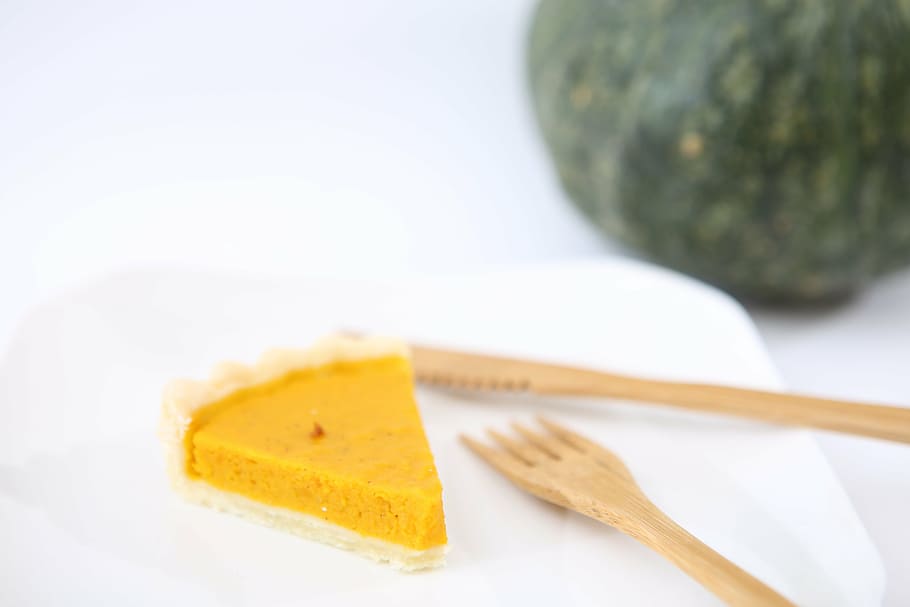 pie, pumpkin, bread, yellow, abstract, green, food and drink HD wallpaper