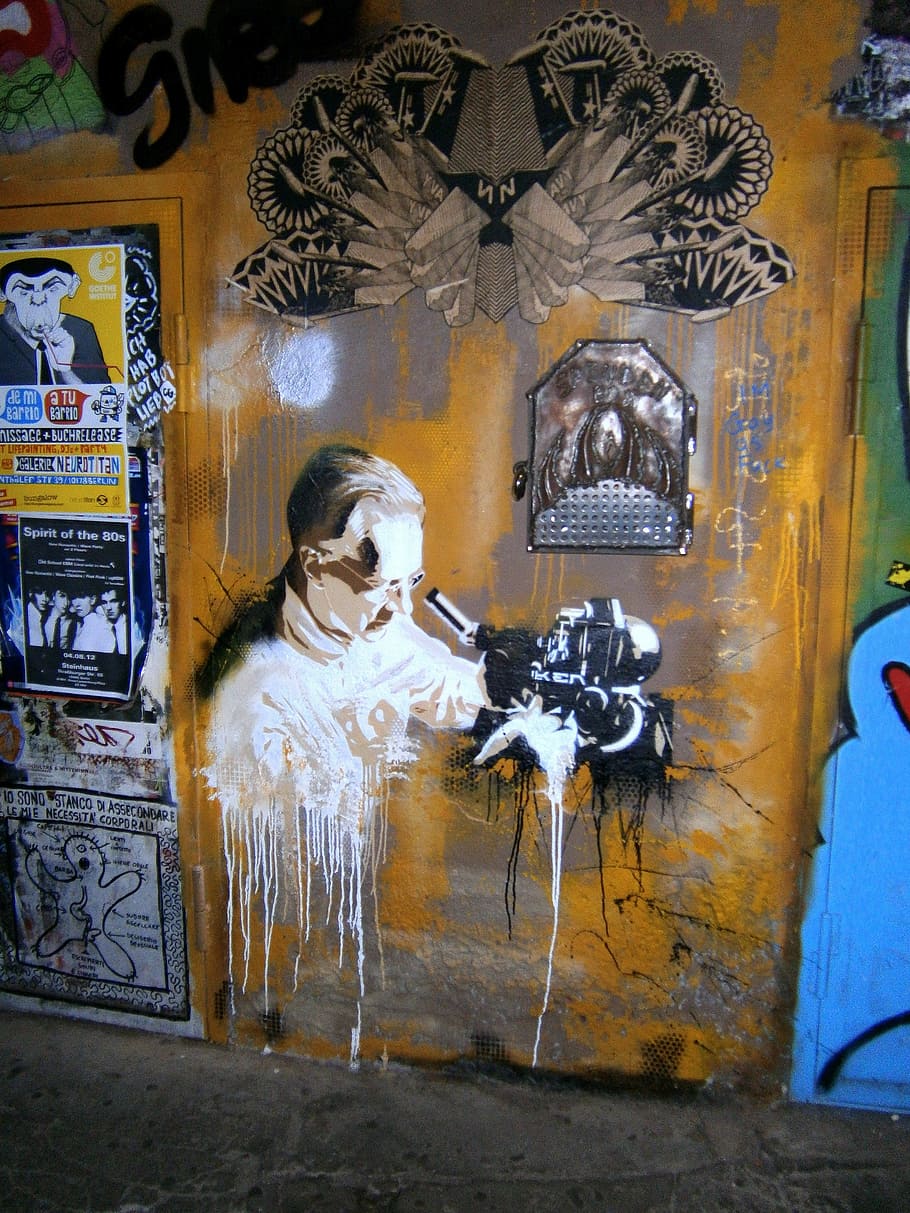 graffiti, wall, mural, murals, appeal, man, researchers, art HD wallpaper