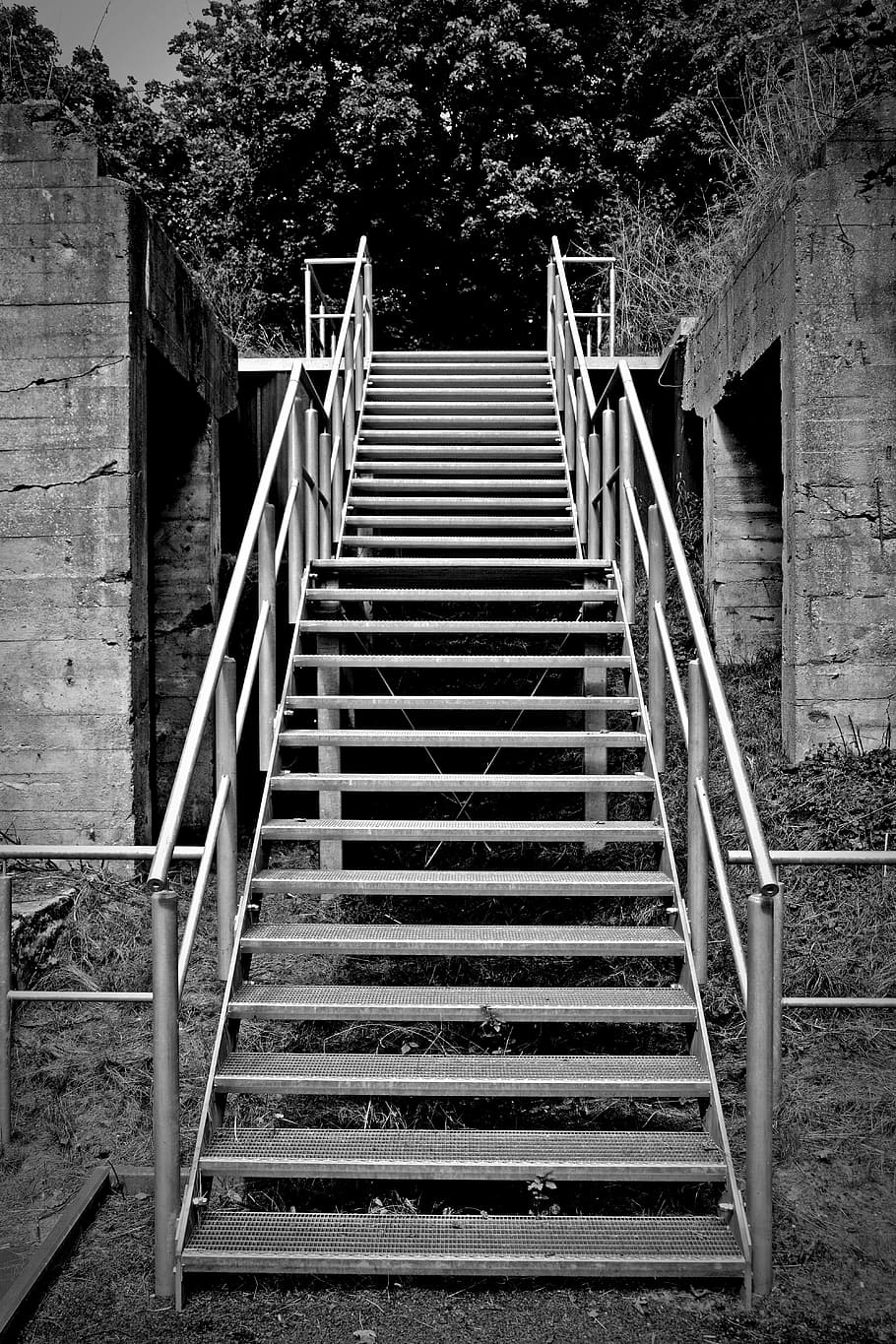 stairs, rise, gradually, staircase, railing, upward, treppengeländer HD wallpaper