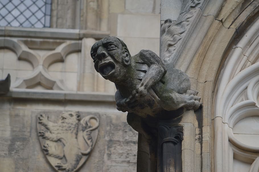 gargoyle, architecture, gothic, cathedral, medieval, heritage HD wallpaper