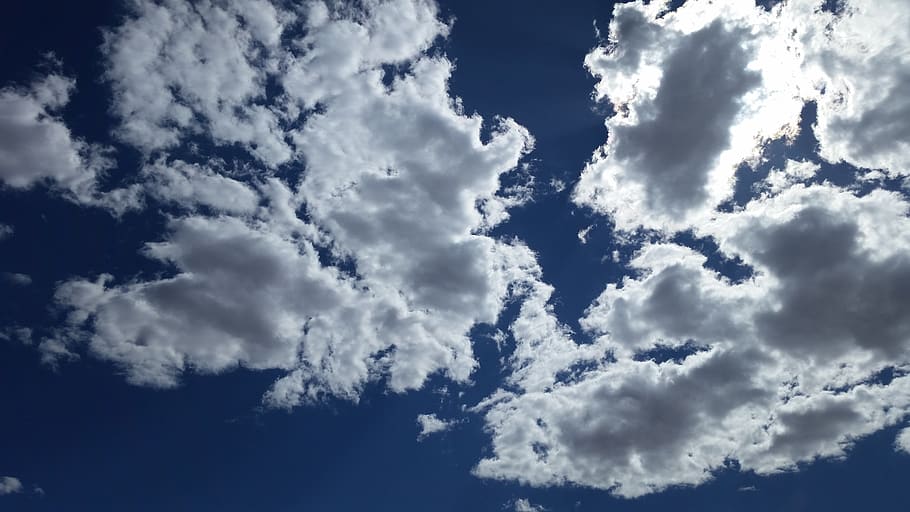 fluffy, clouds, sa, cloud - sky, beauty in nature, scenics - nature HD wallpaper