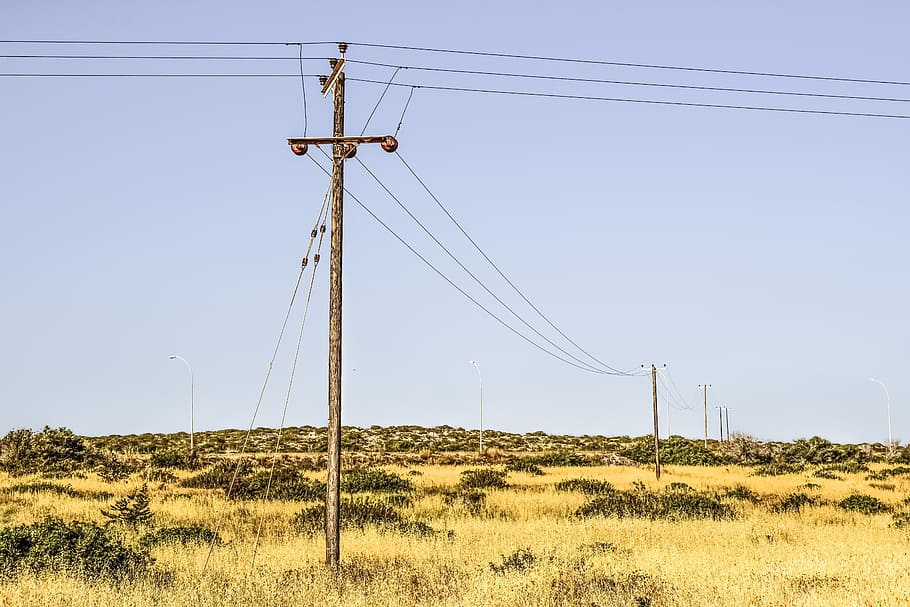 Pole, Telephone, Line, Wire, communication, connect, telecommunication HD wallpaper
