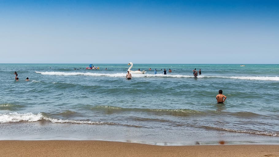 Tipaza, Beach, Algeria, Sea, summer, holiday, beach sea, wave