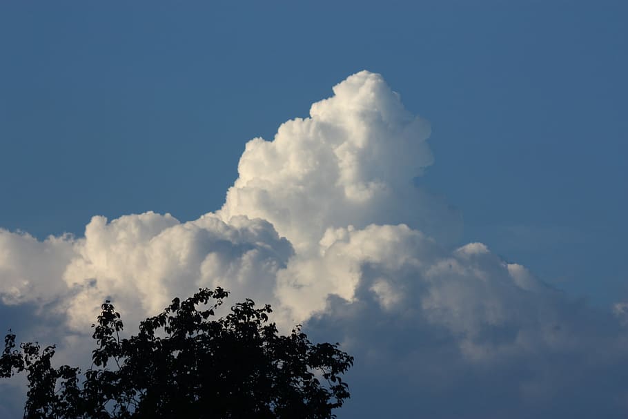 Sky, Clouds, Form, clouds form, blue, nature, cloud - sky, no people HD wallpaper