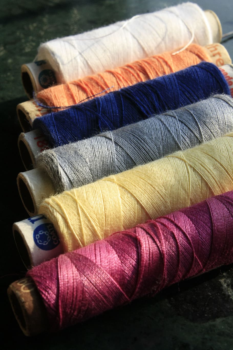 colorful, bobbin, reel, stiching, threads, sewing, material, HD wallpaper