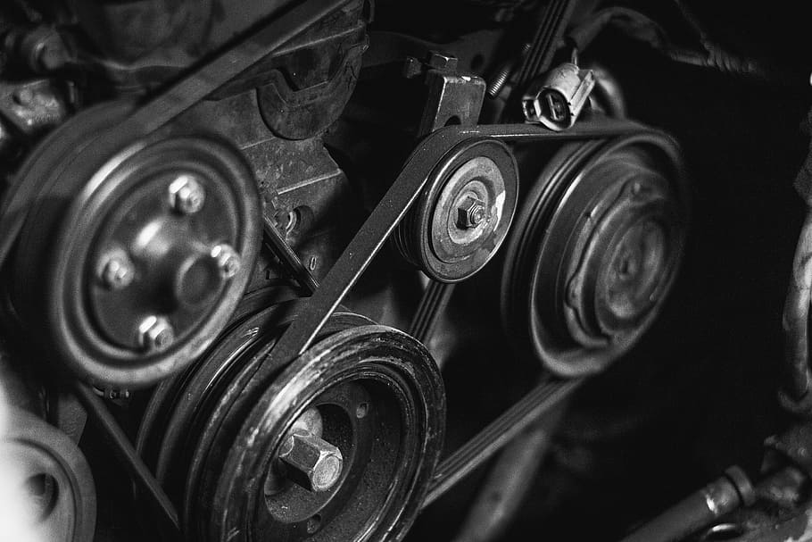 Car Engine, Engine, Power, Power, Metal, vehicle, monochrome HD wallpaper