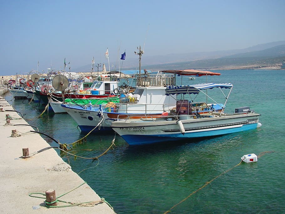 cyprus, boat, ship, nautical vessel, transportation, mode of transportation HD wallpaper