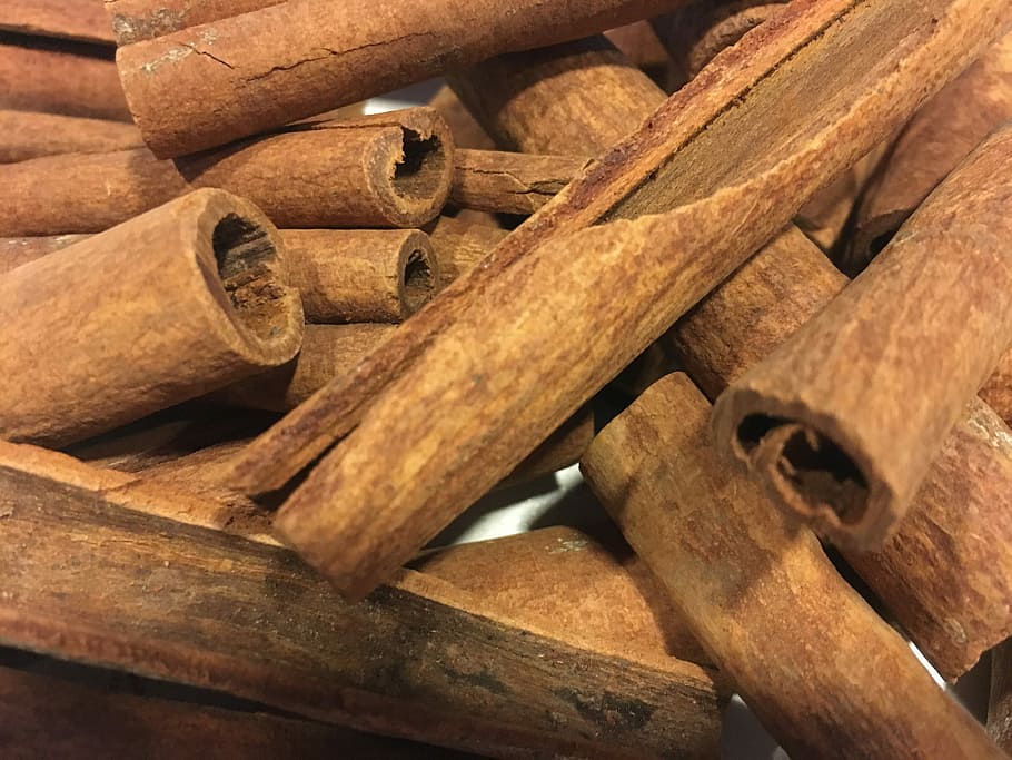 Cinnamon Sticks, Herbs, food and drink, close-up, wood - material HD wallpaper