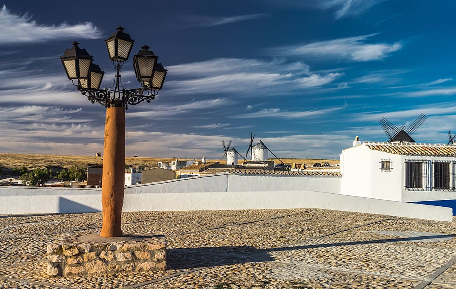 Light, Sunset, Lantern, Lanterns, satorini, landscape, sky HD wallpaper