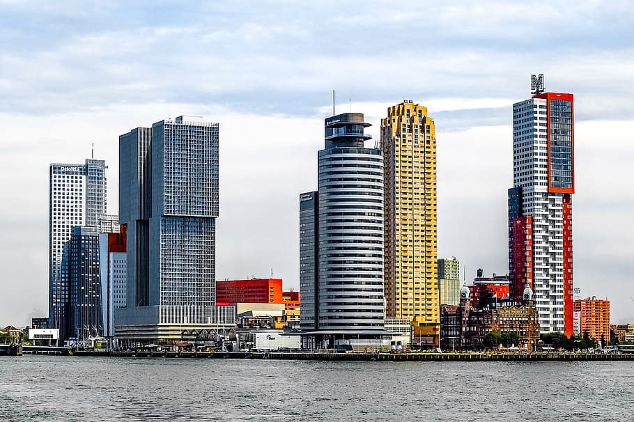 tower, building, modern, architecture, construction, harbour HD wallpaper