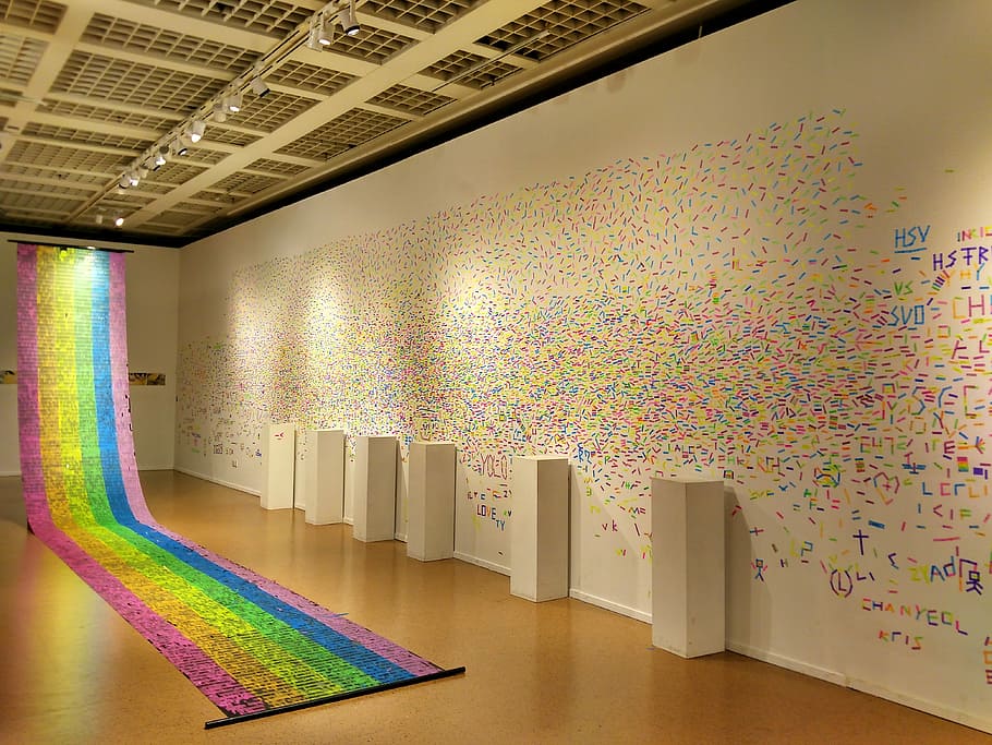 Life, Museum, Creative, multi colored, indoors, no people, day HD wallpaper