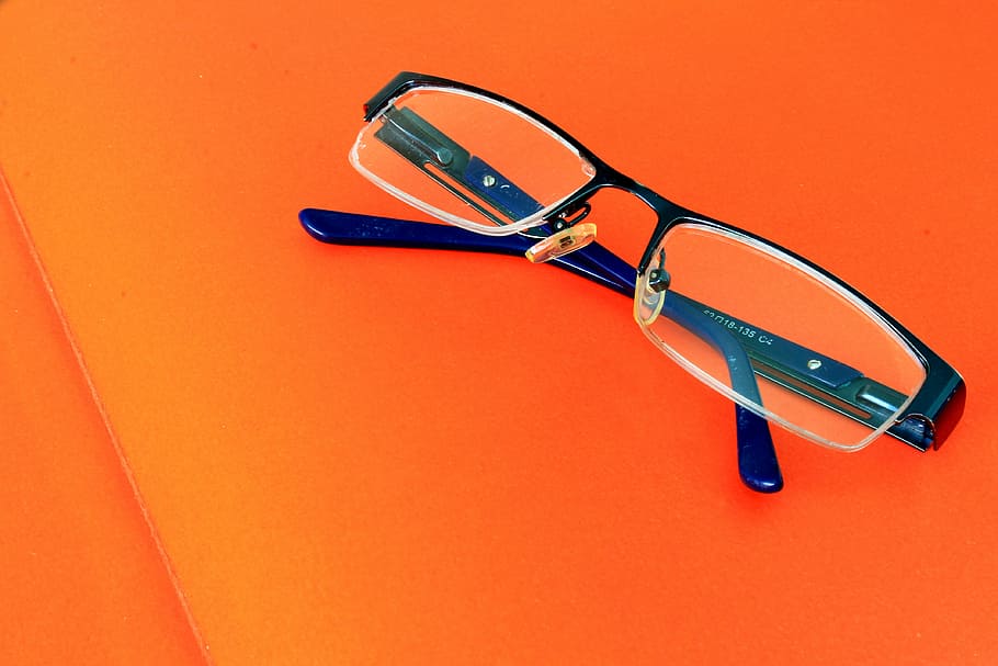 Glasses, Frame, Vision, Lens, View, see, orange color, sport, HD wallpaper