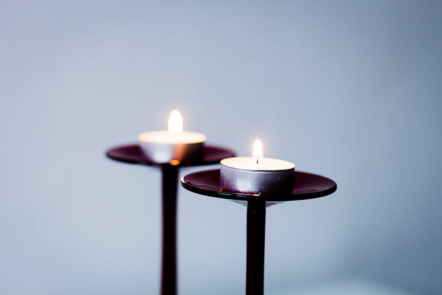 Candles, close up photography of litted candles, flame, burning HD wallpaper