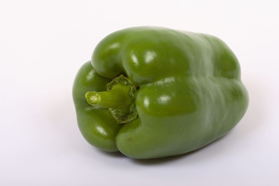 Sweet Pepper, Vegetable, Green, green color, studio shot, freshness HD wallpaper