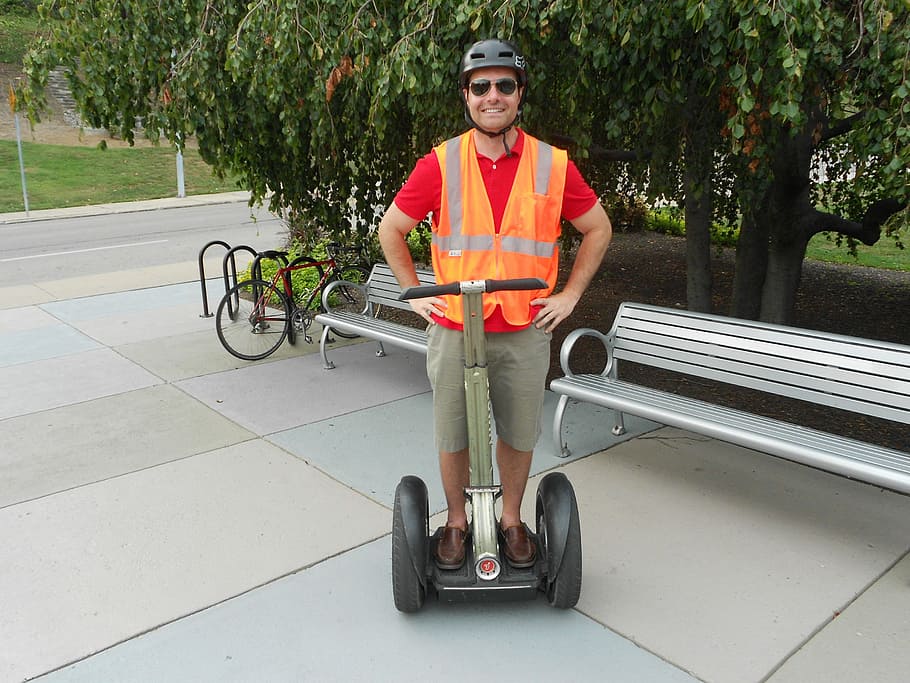 Segway, Wheels, Transportation, only men, one man only, adults only HD wallpaper