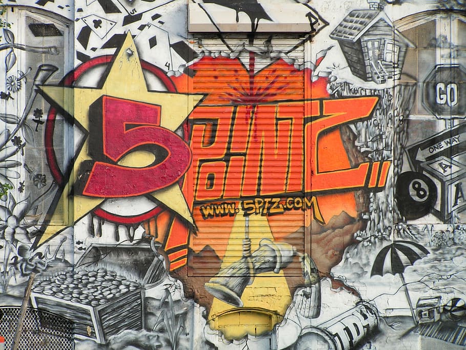 graffiti, wall, queens, graffiti wall, wall art, text, communication HD wallpaper