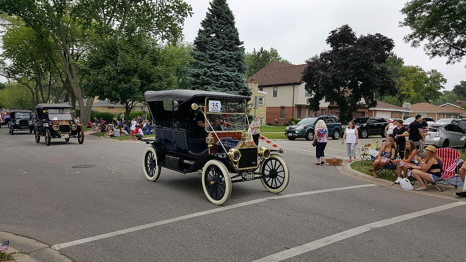 Machine, Rarity, Parade, Old Car, auto, transport, transportation HD wallpaper