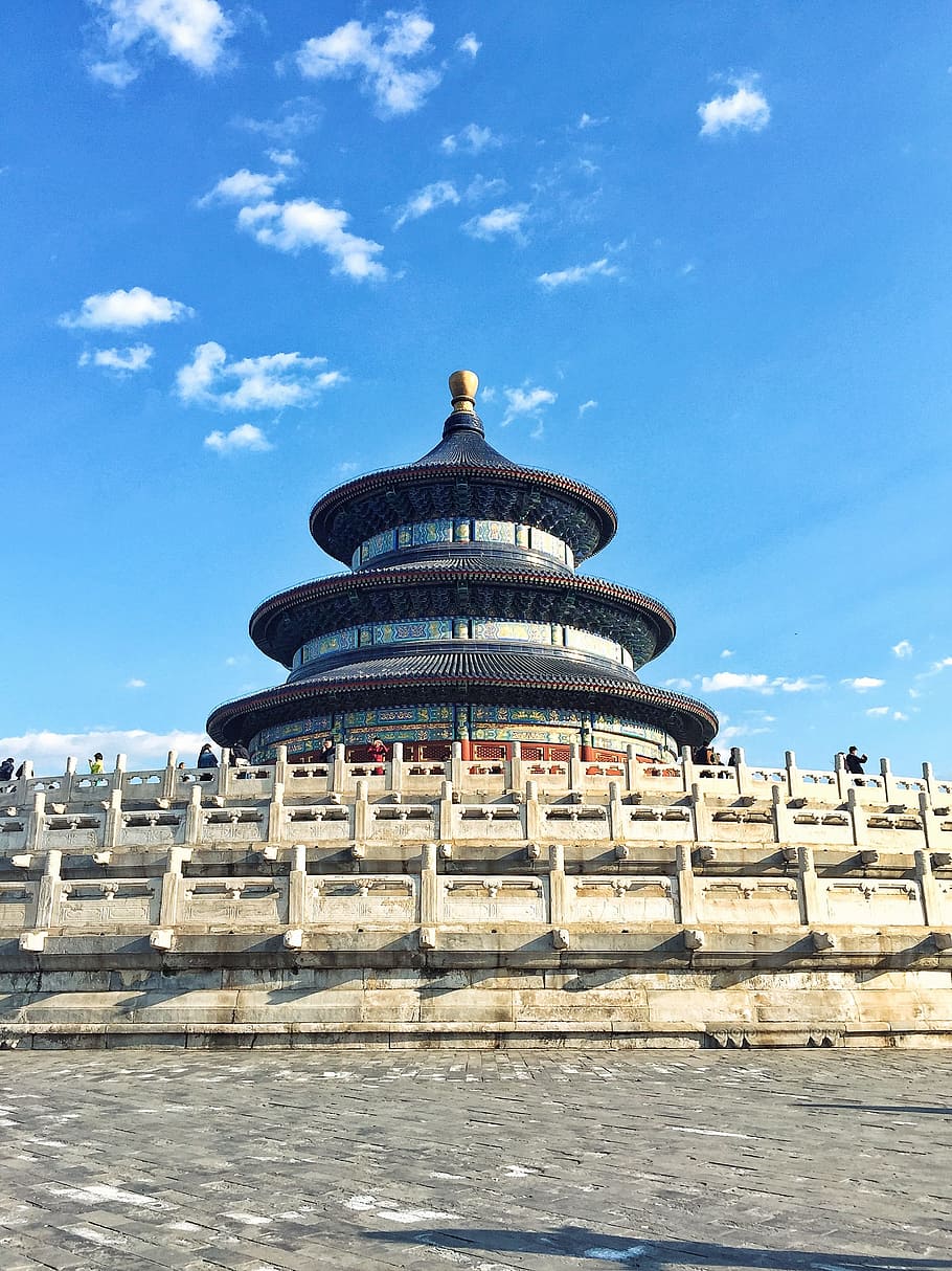 the temple of heaven, building, china, beijing, architecture, HD wallpaper