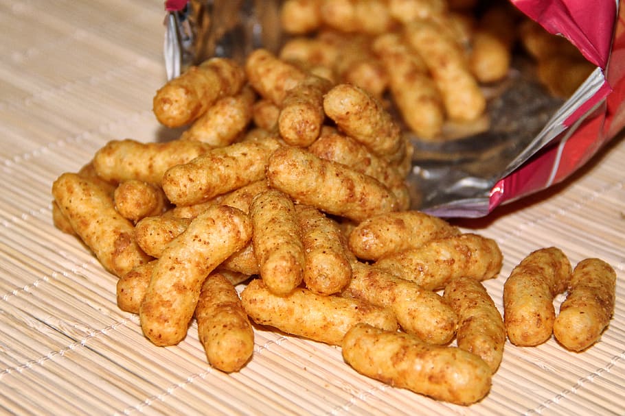 flips, peanut flips, snack, knabberzeug, food, prodded, snack snack HD wallpaper