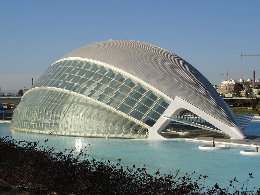 oceanografic, valencia, spain, architecture, city of arts and sciences HD wallpaper