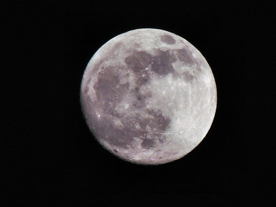 full moon at night, night sky, dark, black, moonlight, space HD wallpaper