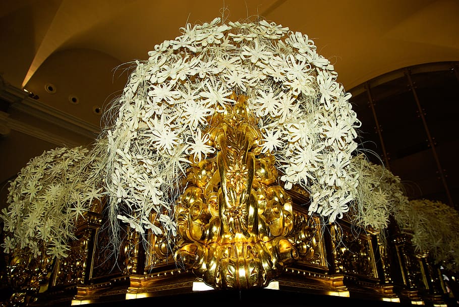 spain, lorca, holy week, procession, parade, belief, indoors HD wallpaper