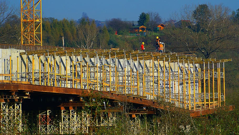 work, working people, execution, bridge, the design of the HD wallpaper