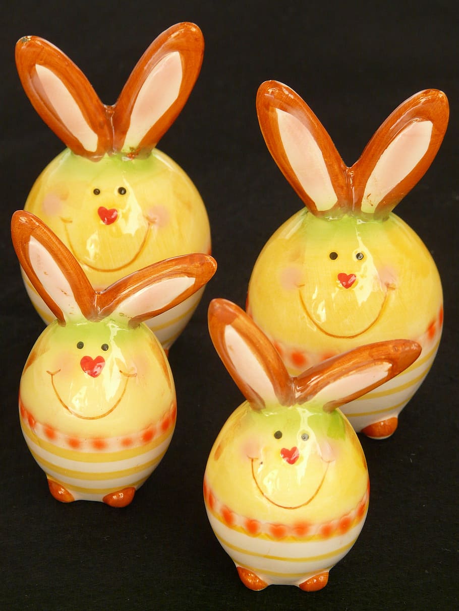 easter, easter bunny, figure, ceramic, hare, porcelain, animal HD wallpaper