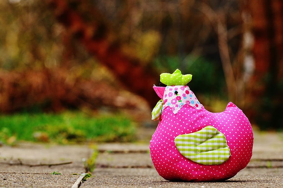 easter, chicken, decoration, funny, fabric, tissue, colorful HD wallpaper
