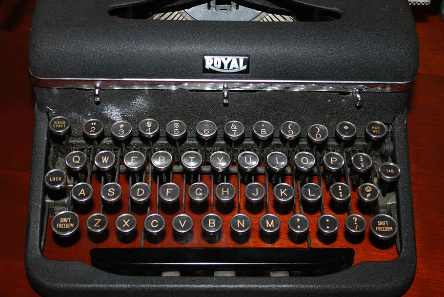 typewriter, letters, office, old, classic, text, number, retro styled HD wallpaper