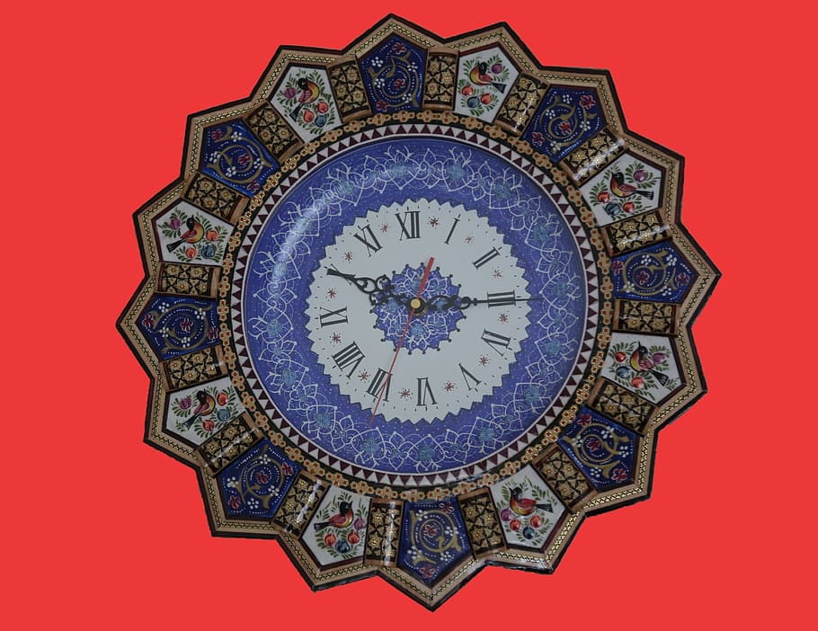 art, time, pattern, studio shot, art and craft, colored background HD wallpaper