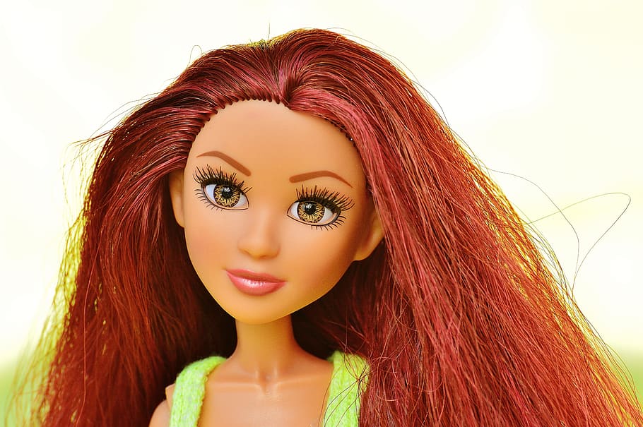 doll, pretty, face, eyes, beauty, girl, play, children toys HD wallpaper
