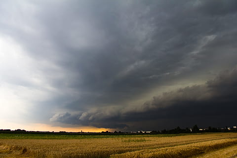 nature, sky, super cell, storm, thunderstorm, storm hunting HD wallpaper