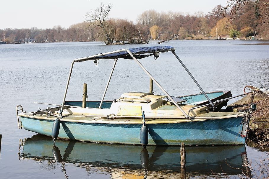 boot, old, wreck, water, stainless, broken, port, boats, lapsed HD wallpaper