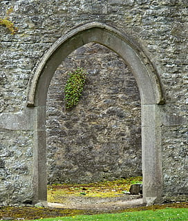 Old, Architecture, Ancient, Stone, building, historic, door HD wallpaper