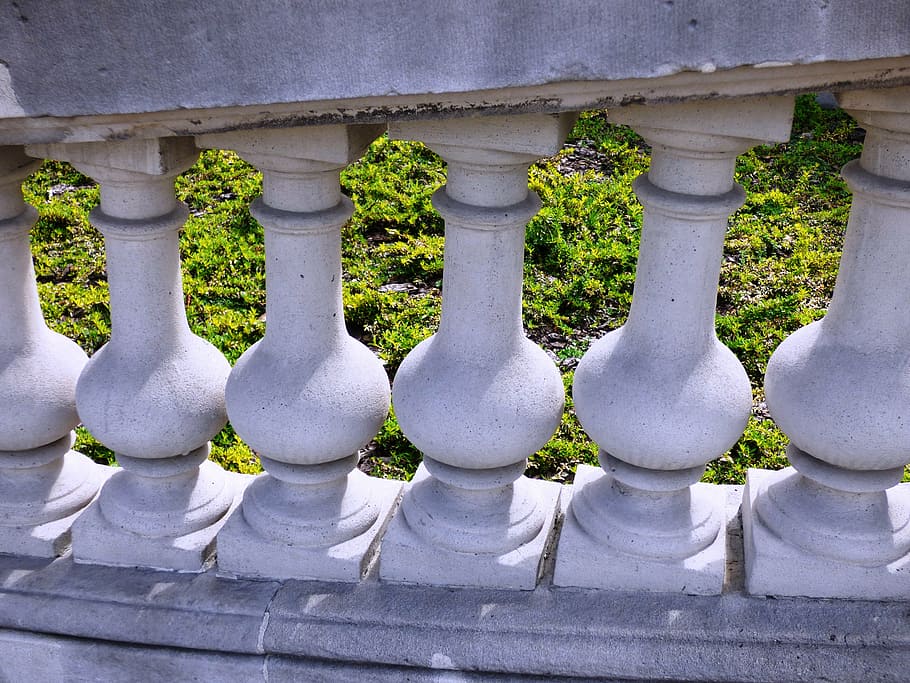 handrail, green, clearance, shadow, light, light and shadow HD wallpaper