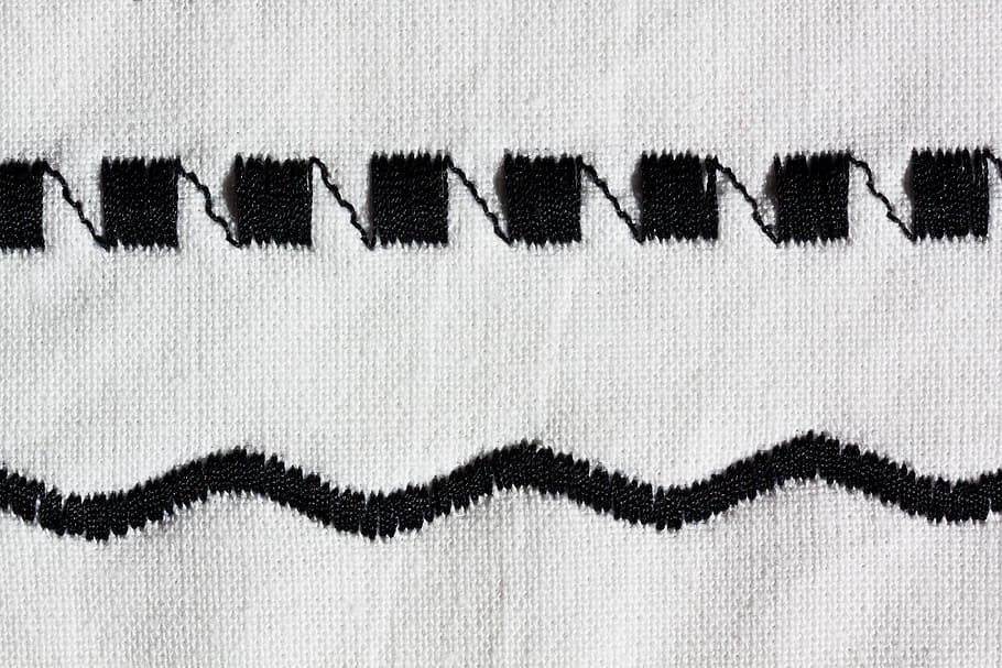 sewing machine, embroidery, black, white, hand labor, tinker HD wallpaper