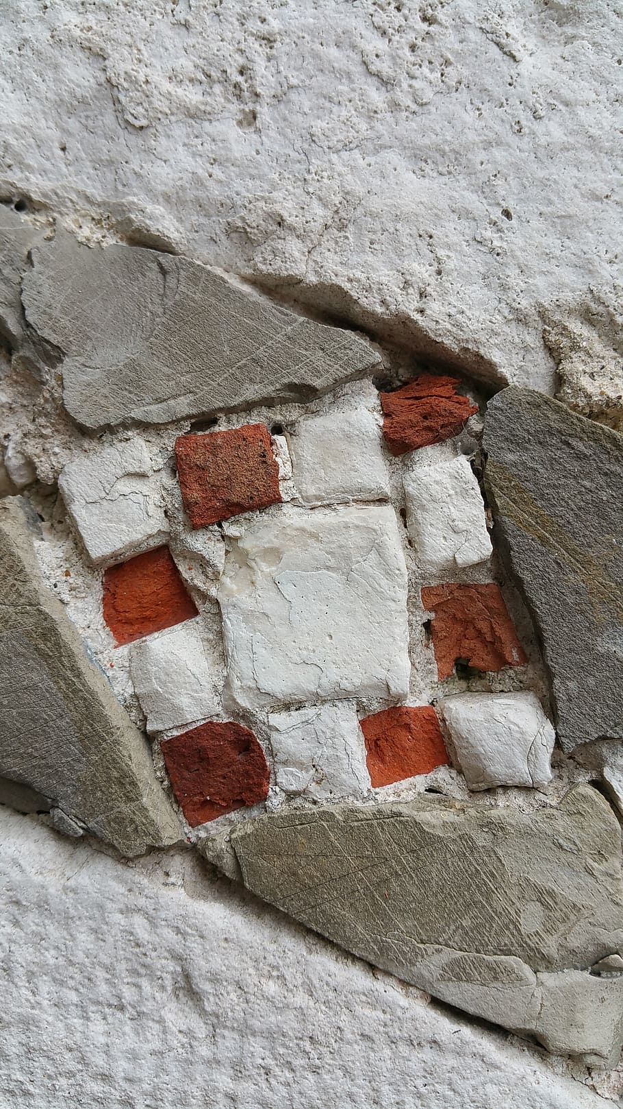 square, mosaic, stone, old, rock, cube, construction art, wall - building feature HD wallpaper