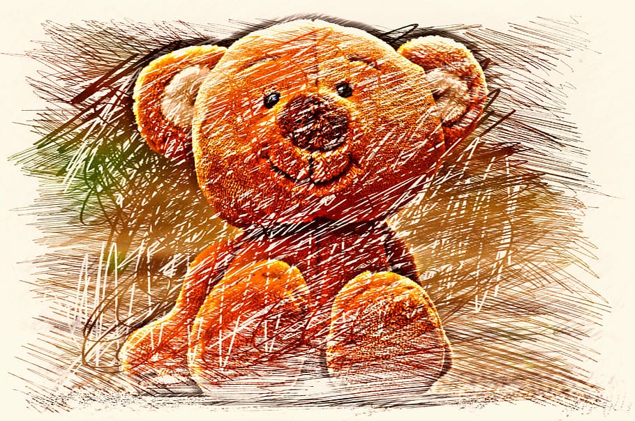Teddy Bear Drawing Stock Photos and Images - 123RF