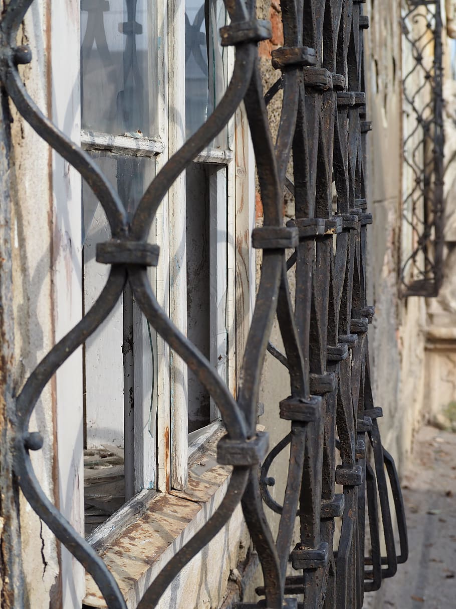window, old, grid, old window, historically, architecture, weathered HD wallpaper